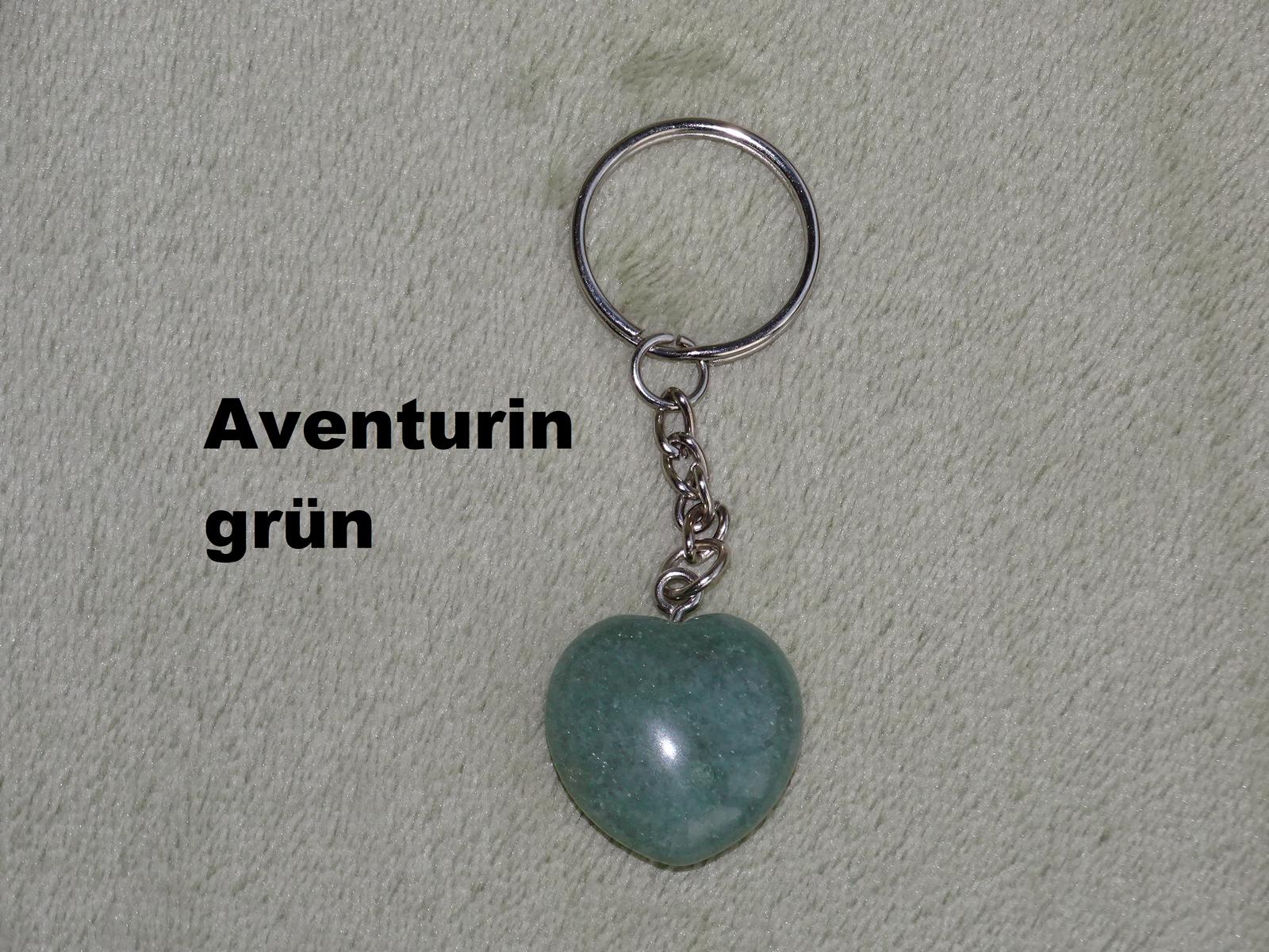 Heilstein-HERZ-Schlüsselanhänger