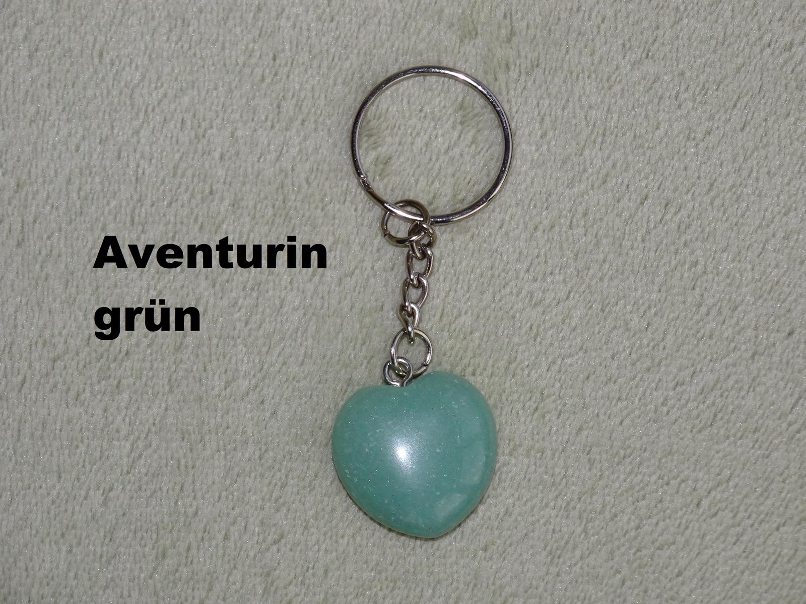 Heilstein-HERZ-Schlüsselanhänger