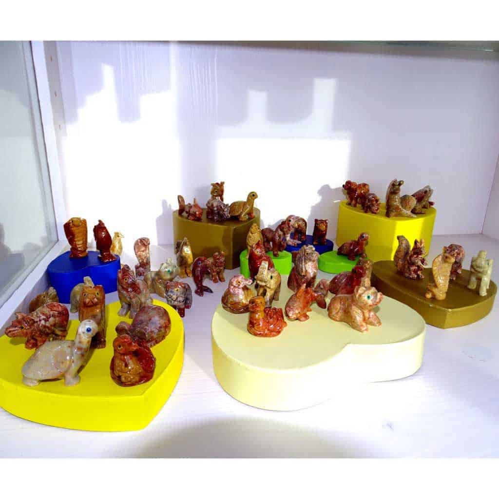 Speckstein-Tiere klein