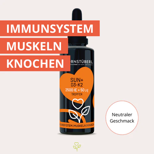 sun+ D3-K2 Tropfen 30 ml, Fa. UKS Handels GmbH
