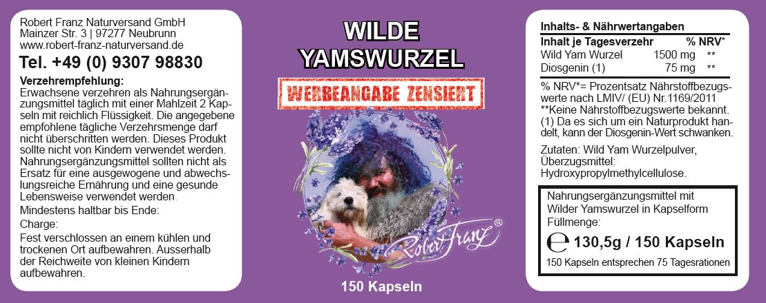 Wilde Yamswurzel, Robert Franz – Bild 2