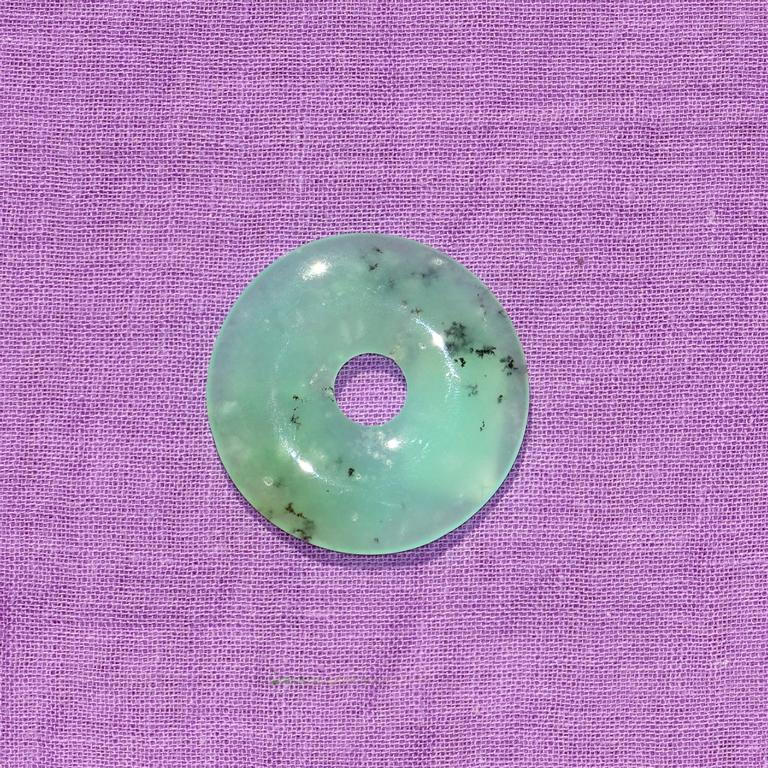 Chrysopras-Donut Nr. 2