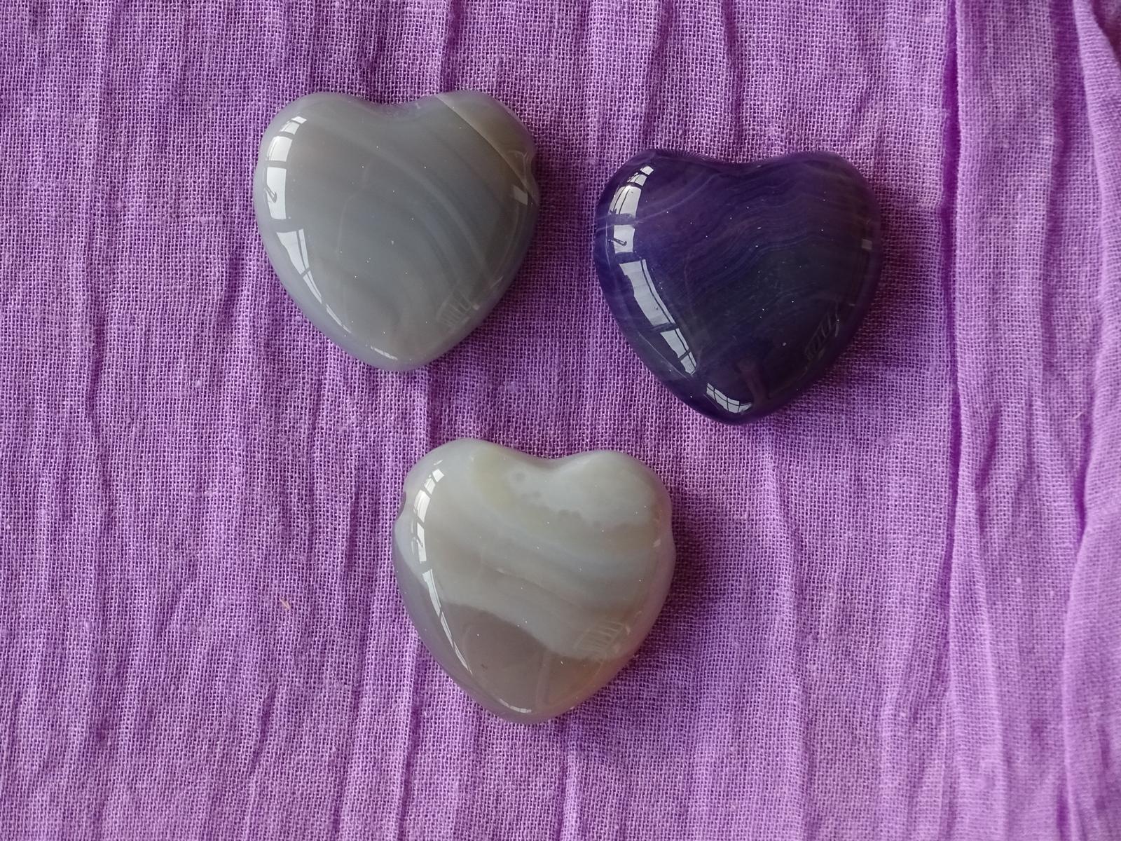 Achat-Herz (gebohrt)