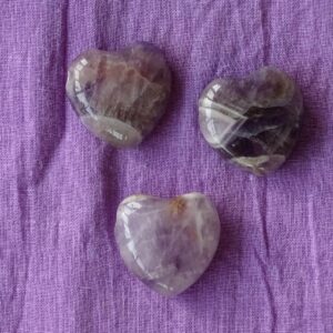 Amethyst-Herz (gebohrt)