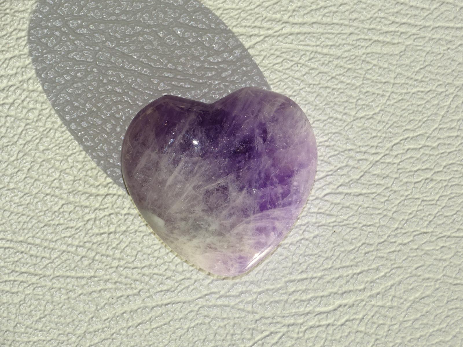 Amethyst-Herz mittelgroß Nr. 1