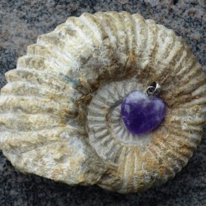 Herz-Anhänger Amethyst