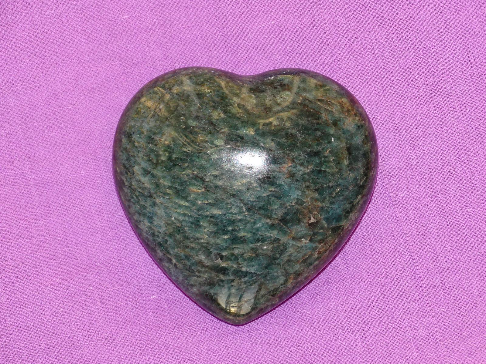 Apatit-Herz für Kommunikation auf Herzensebene - Nr. Ap.24