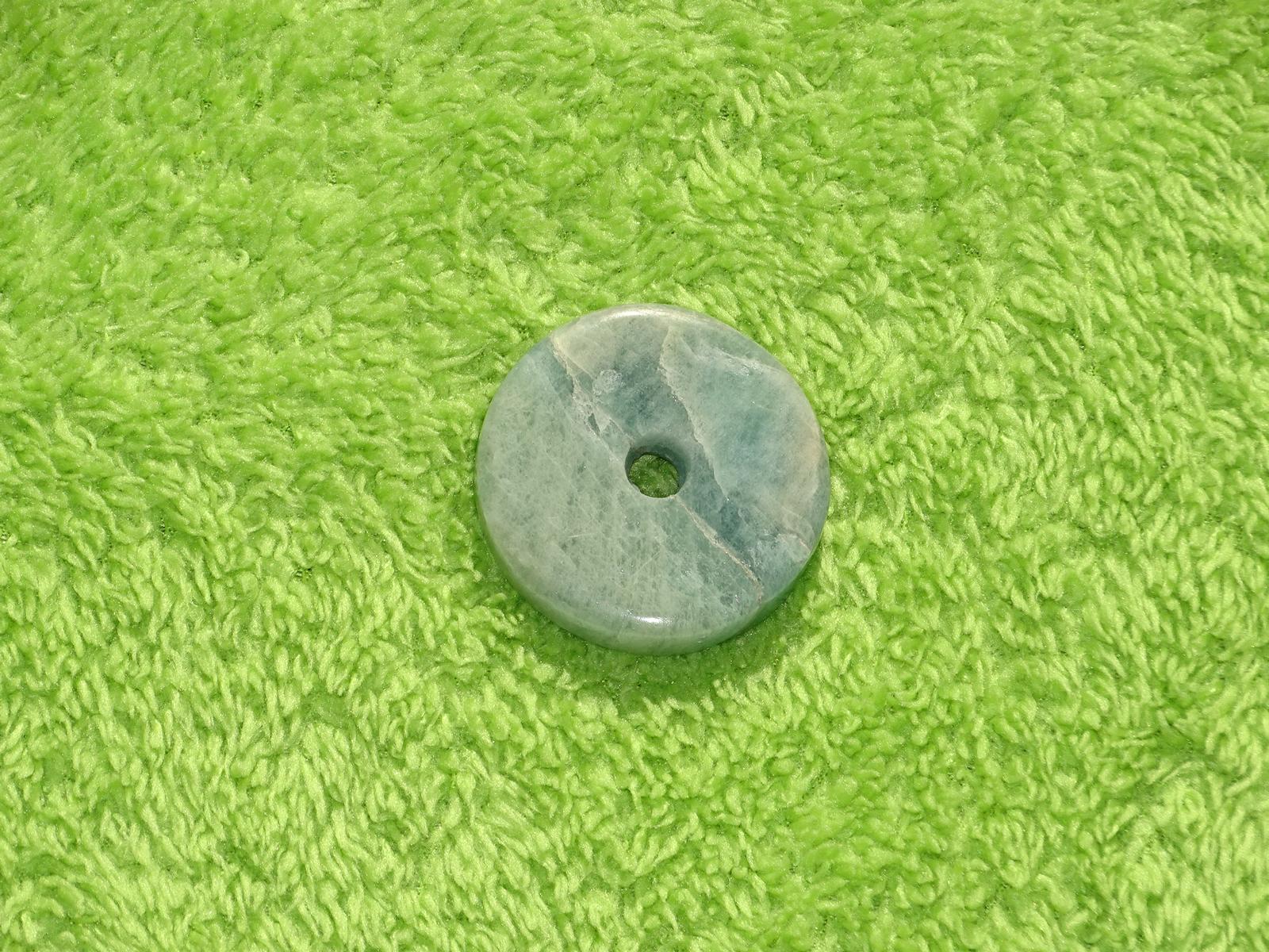 Aquamarin-Donut Nr. 1