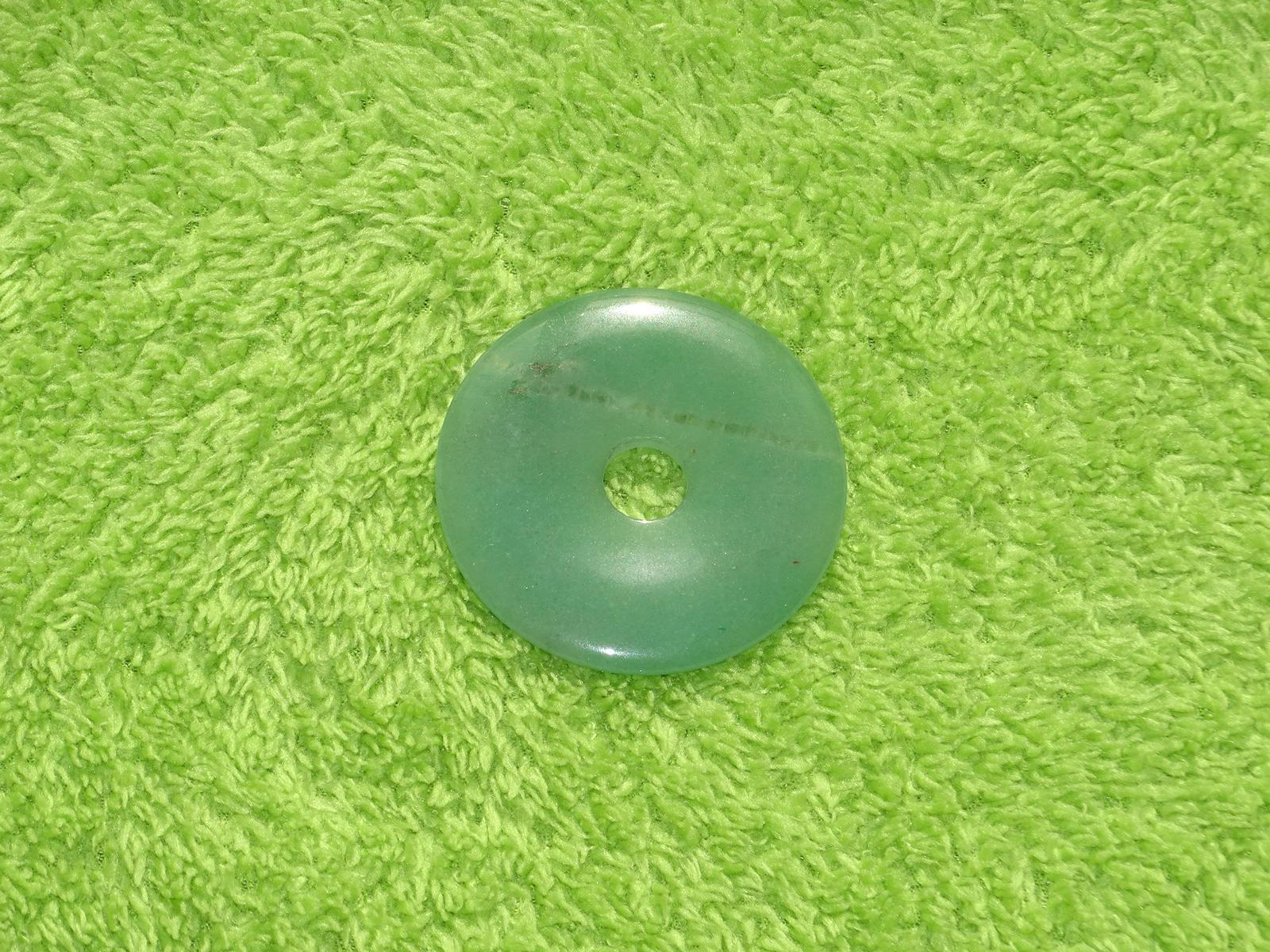 Aventurin-Donut (grün) groß Ø 5 cm