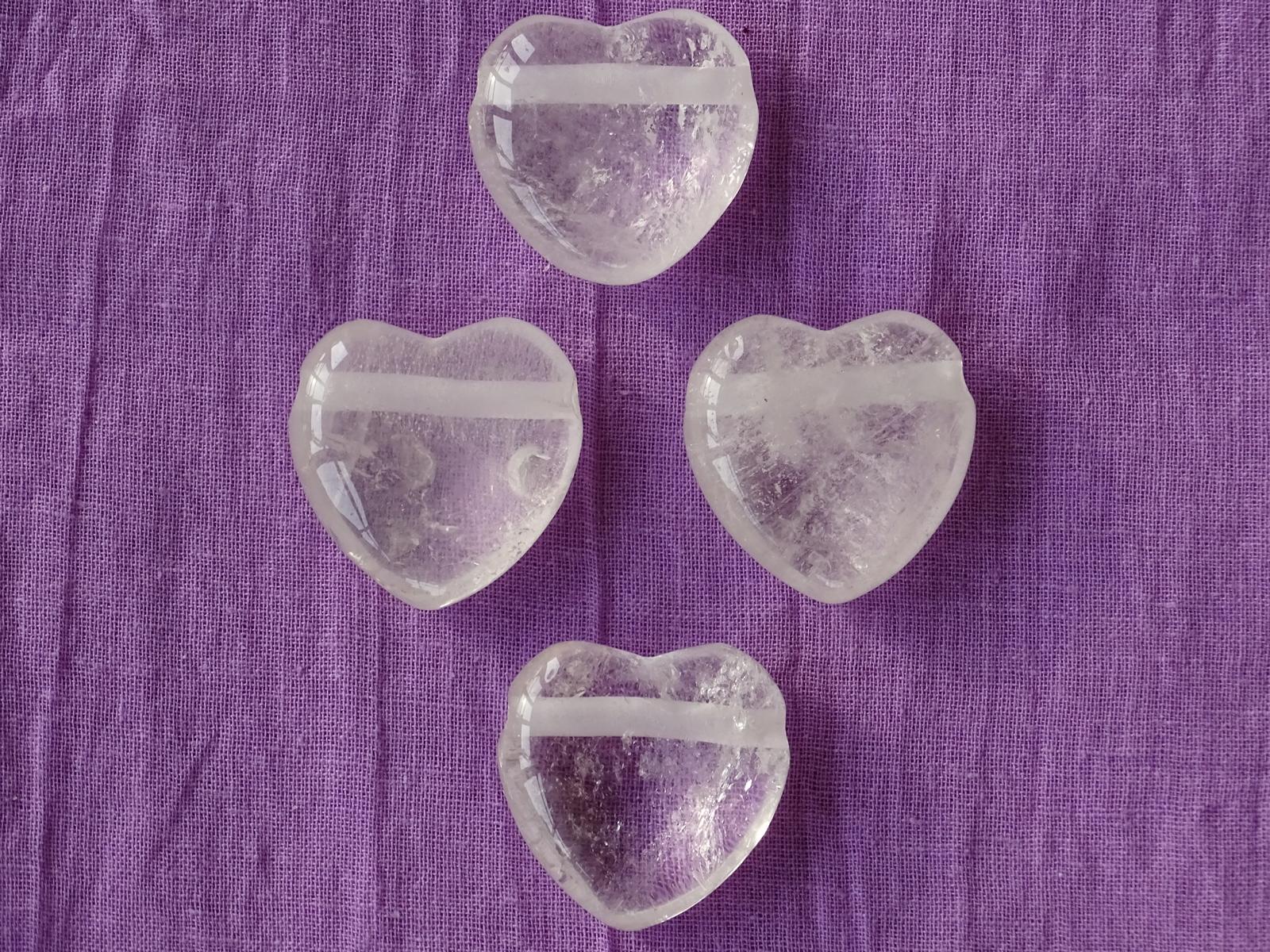 Bergkristall-Herz (gebohrt)