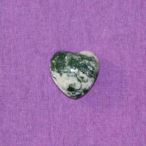 Baumachat-Herz (gebohrt)