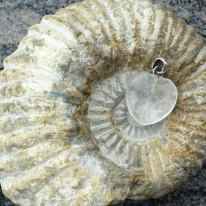 Herz-Anhänger Bergkristall