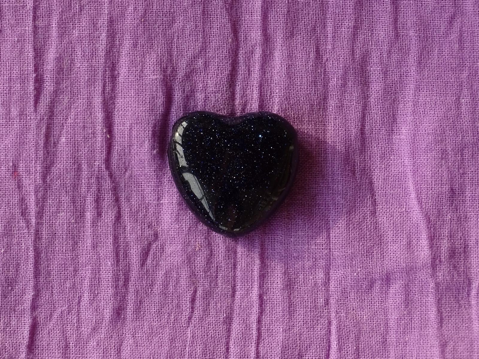 Blaufluss-Herz (gebohrt) – Bild 2