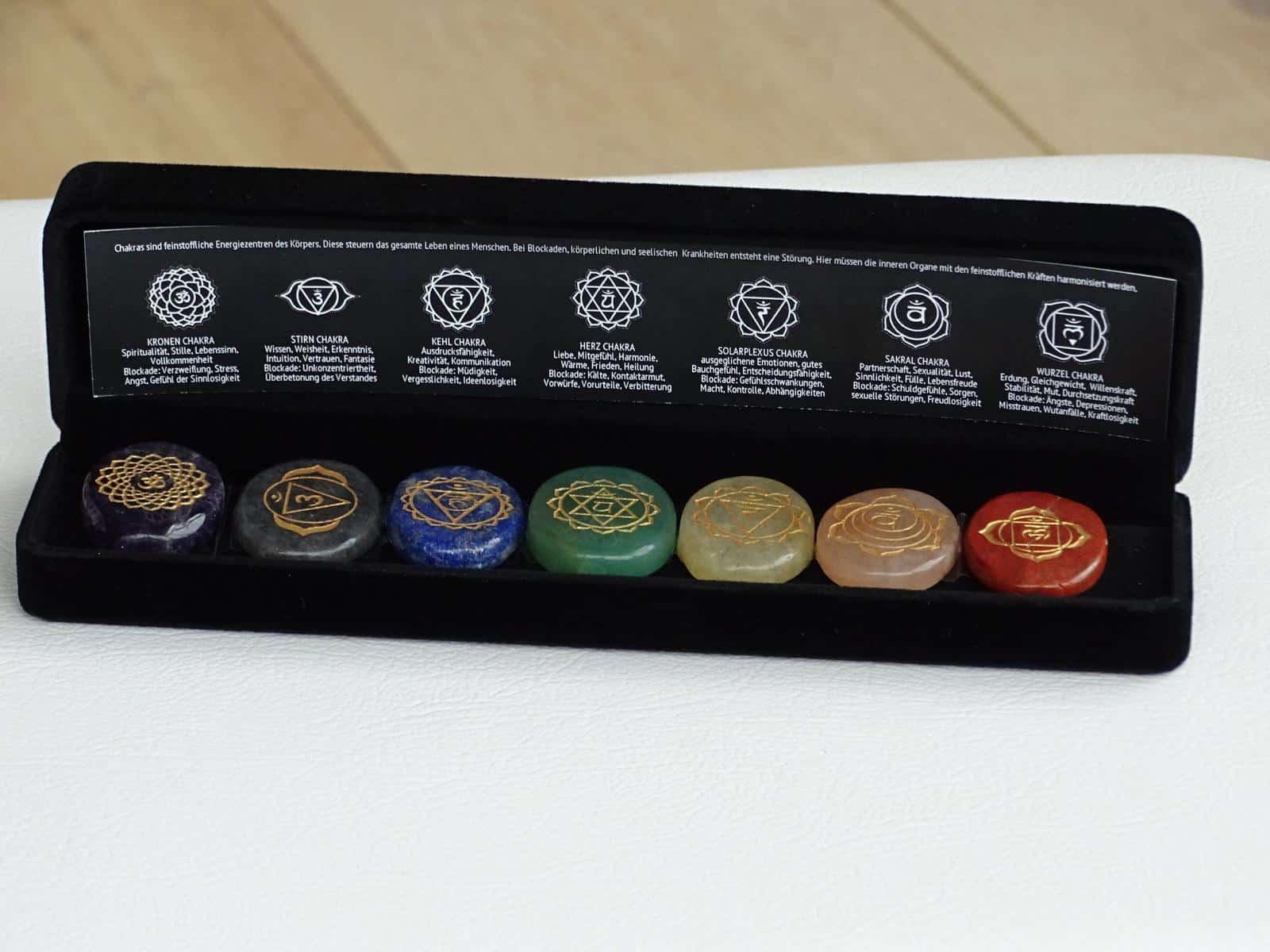 Chakra-Set mit Schatulle