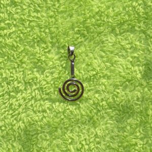 Donut-Spirale silberfarben klein (Version 2)