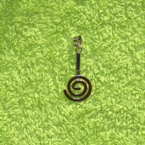 Donut-Spirale silberfarben groß (Version 2)