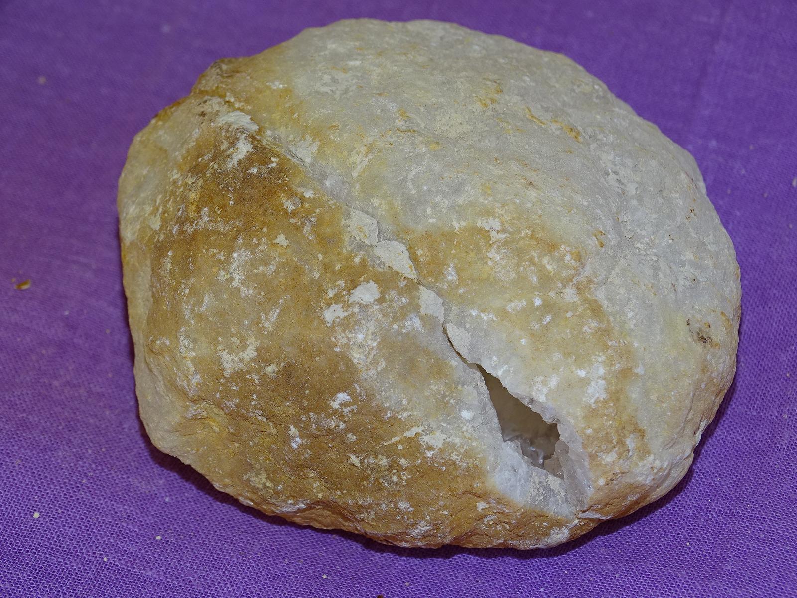 Quarz-Geoden-Paar = Glücksgeoden (Nr. 2)