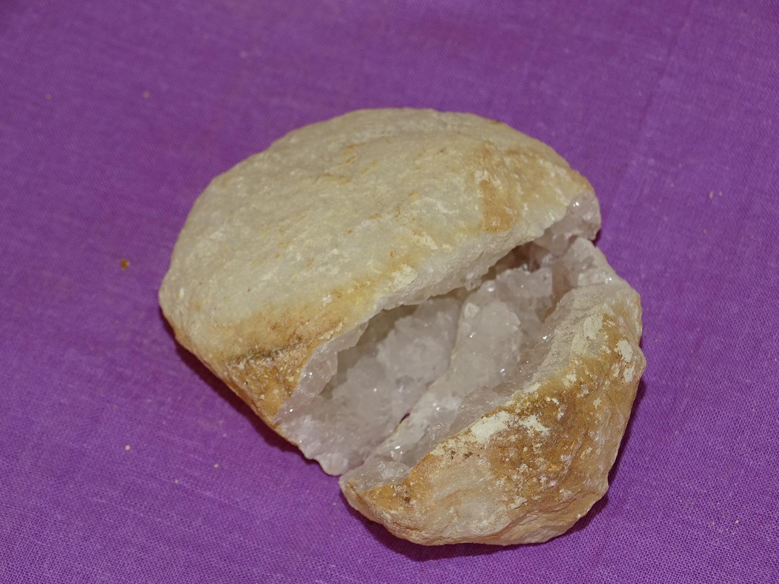 Quarz-Geoden-Paar = Glücksgeoden (Nr. 2) – Bild 2