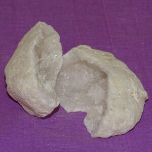 Quarz-Geoden-Paar = Glücksgeoden (Nr. 3)