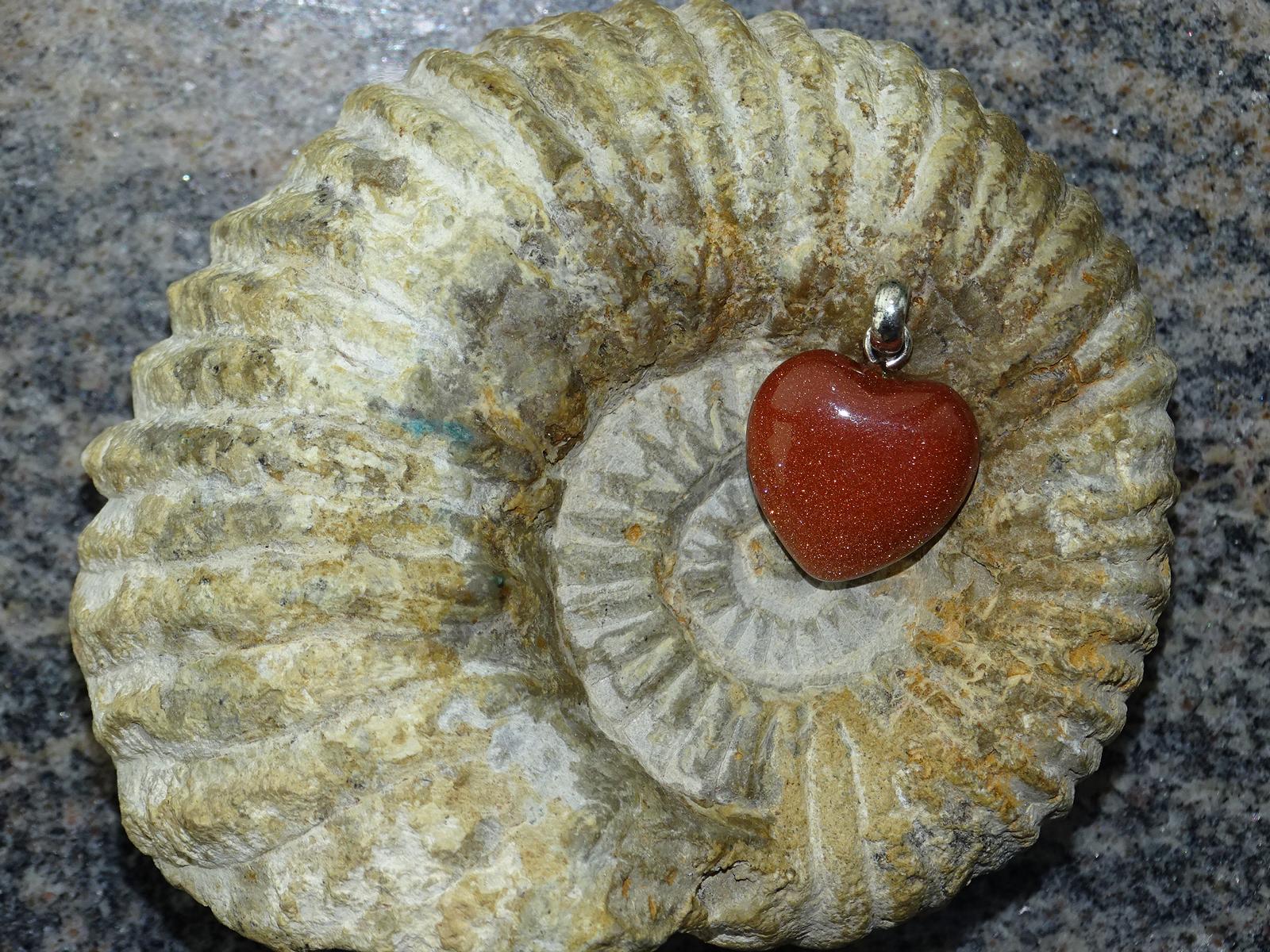 Herz-Anhänger Goldfluss