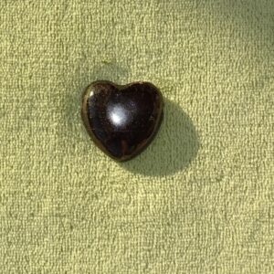 Granat-Herz (gebohrt)