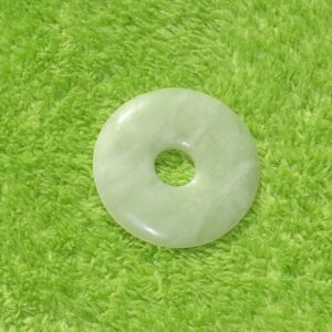 Jade-Donut (grün) groß Ø 5 cm