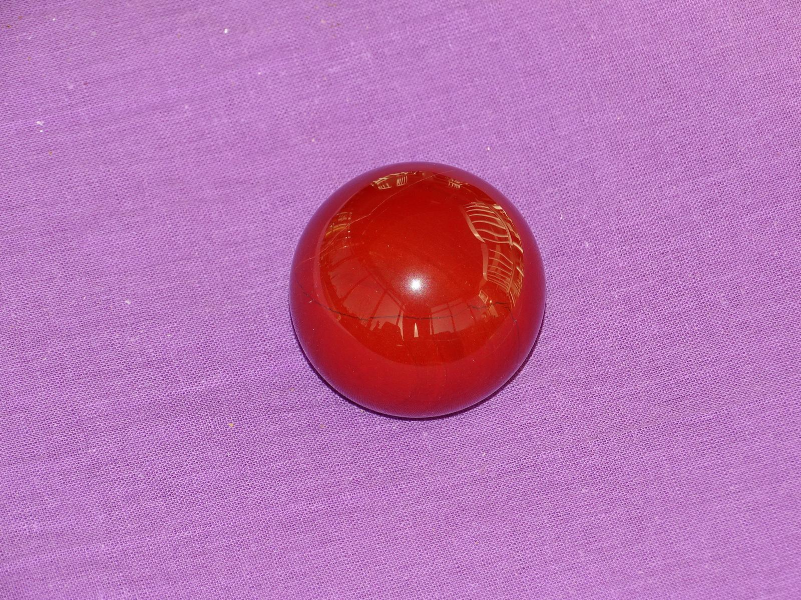 Jaspis-Kugel rot Ø 4 cm – Bild 2