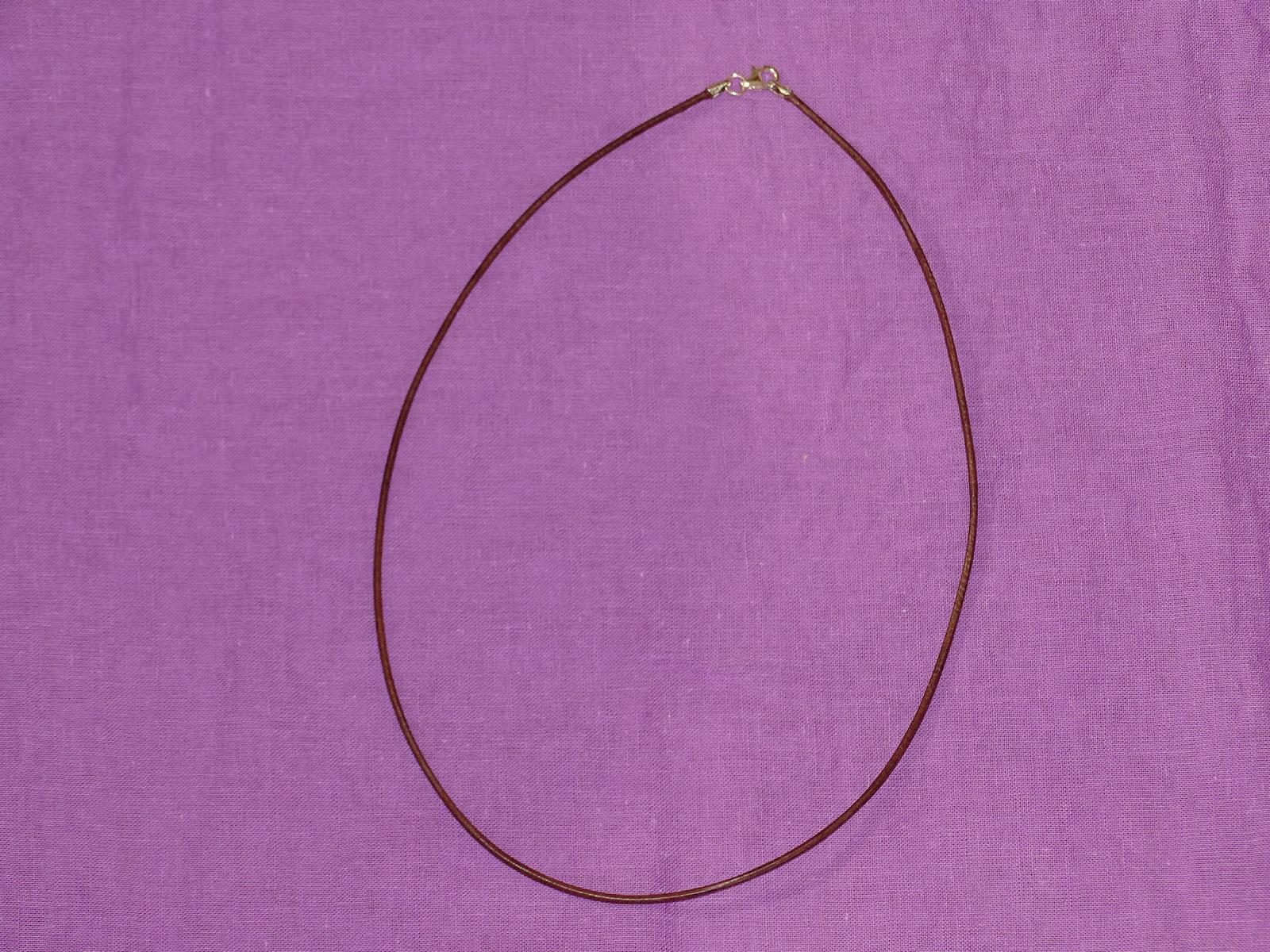 Lederband braun 50 cm