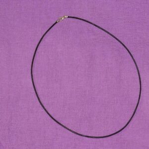 Lederband schwarz 50 cm