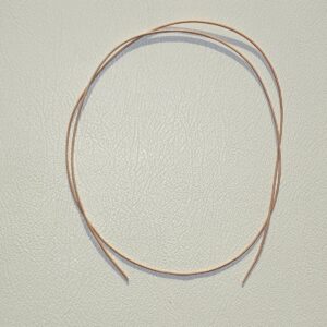 Lederband natur - beige 100 cm