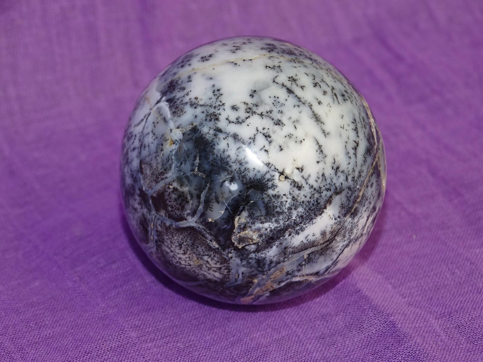 Opalith-Kugel stärker gemustert / farbig intensiver – Bild 3