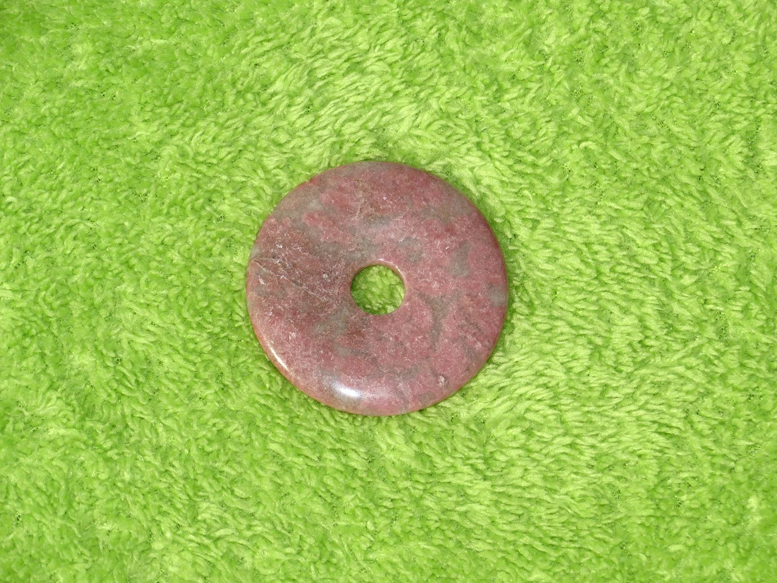 Rhodonit-Donut groß Ø 5 cm