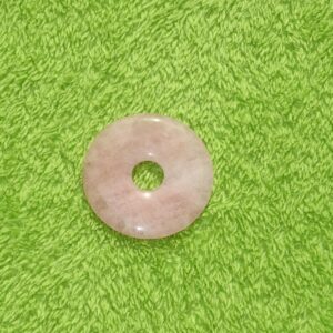 Rosenquarz-Donut Ø 3 cm