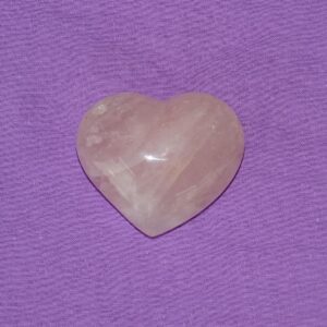 Rosenquarz-Herz groß Nr. 2
