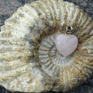 Herz-Anhänger Rosenquarz