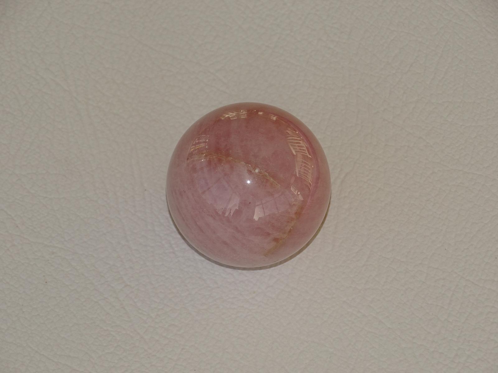 Rosenquarz-Kugel Ø 4 cm – Bild 2