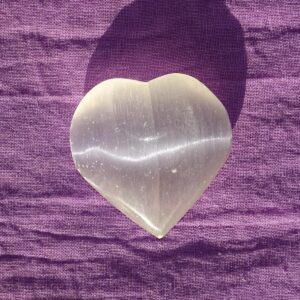 Selenit-Herz 45 mm
