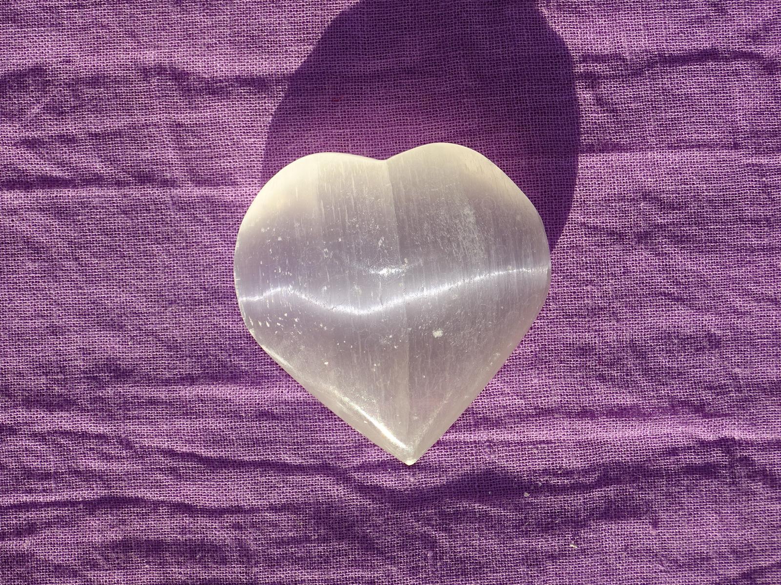 Selenit-Herz 45 mm
