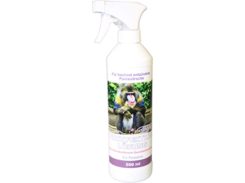 Desinfektionslösung – Natürliche Breitband-Desinfektionslösung – Für Paviane – 500 ml, Robert Franz