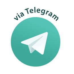 viaTelegram-außen Telegram Logo