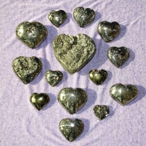 Pyrit-Herzen für (Selbst)LIEBE, FÜLLE und GESUNDHEIT auf allen Ebenen