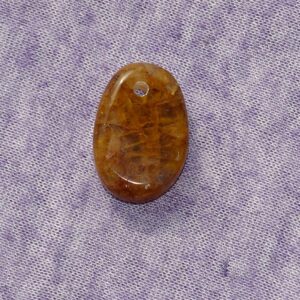 Hämatitquarz gebohrt Nr. 2