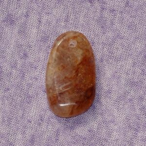 Hämatitquarz gebohrt Nr. 5