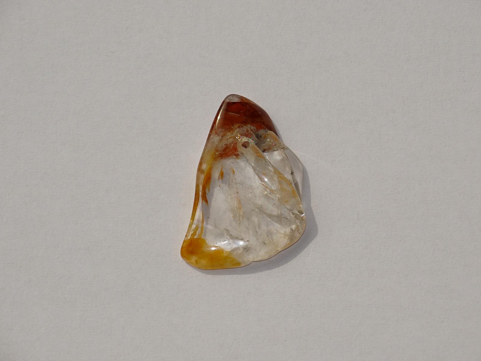 Limonitquarz gebohrt Nr. 1