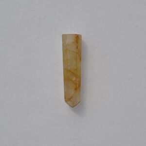 Limonitquarz-Spitze gebohrt Nr. 3