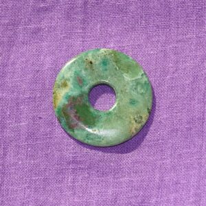 Fuchsit-Rubin-Donut Nr. 1