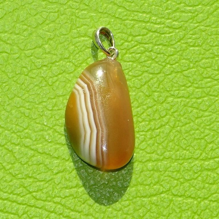 Aprikosenachat-Anhänger Nr. 3