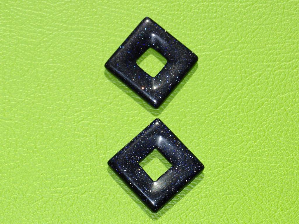 Blaufluss-Donut quadratisch