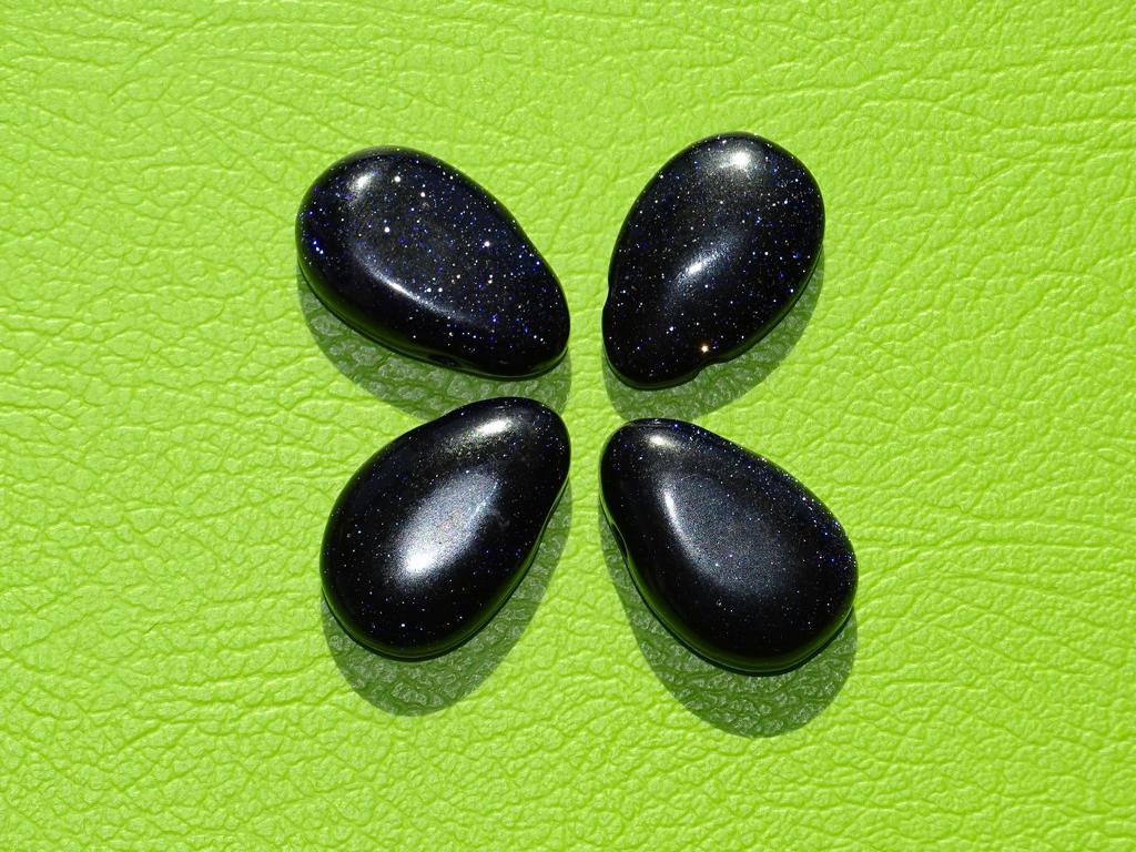 Blaufluss-Tropfen gebohrt