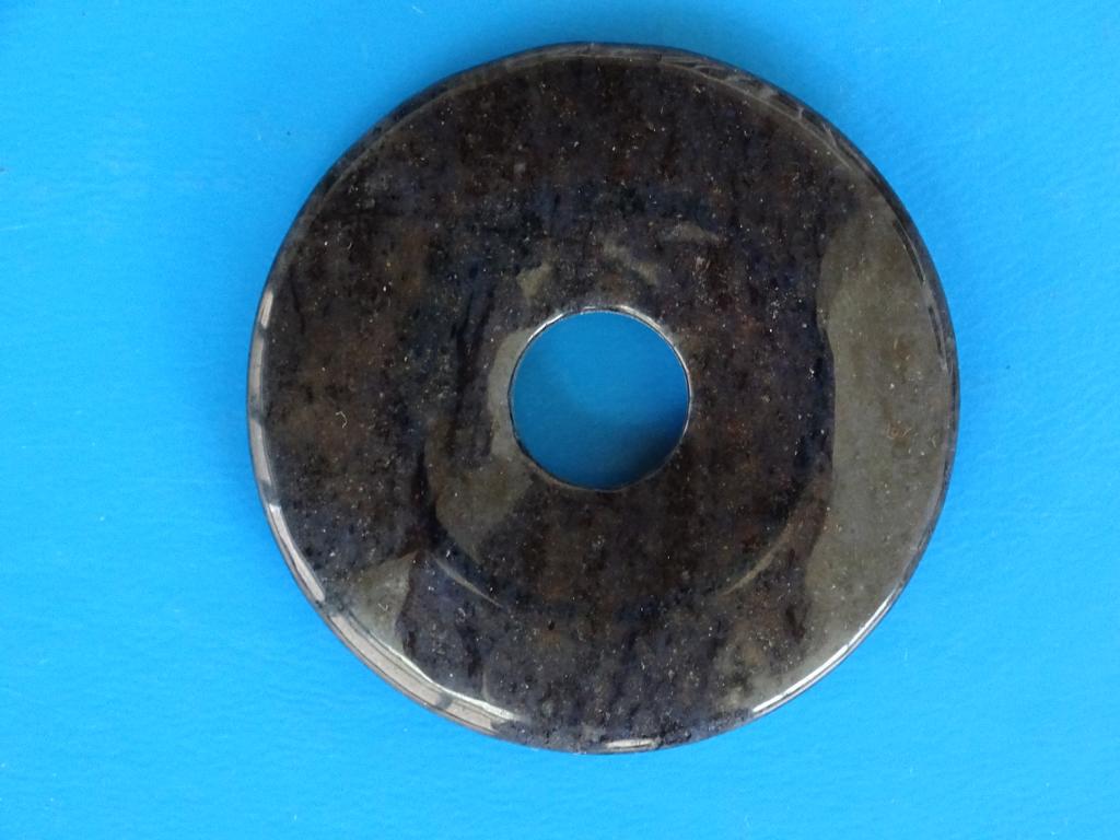 Dumortierit-Donut groß Ø 5 cm